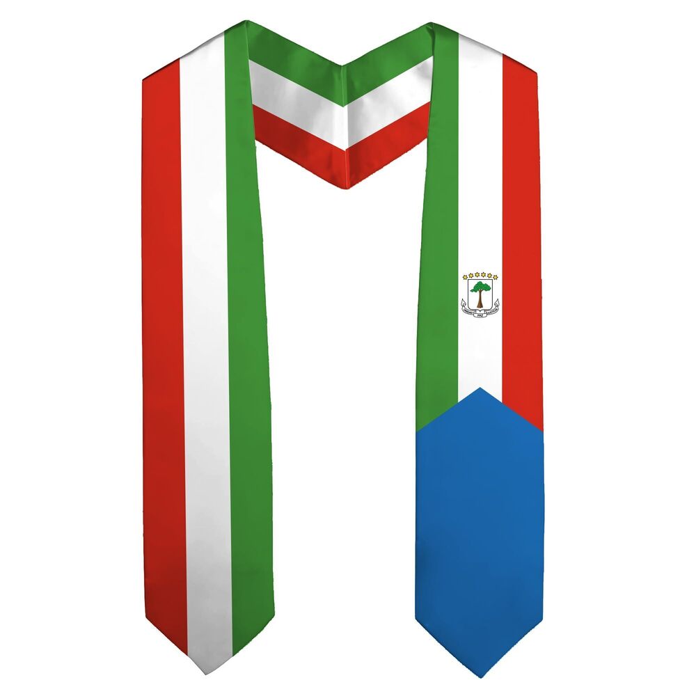 3255 National Flag Graduation Stole Embroidery Sash for Study Aboard